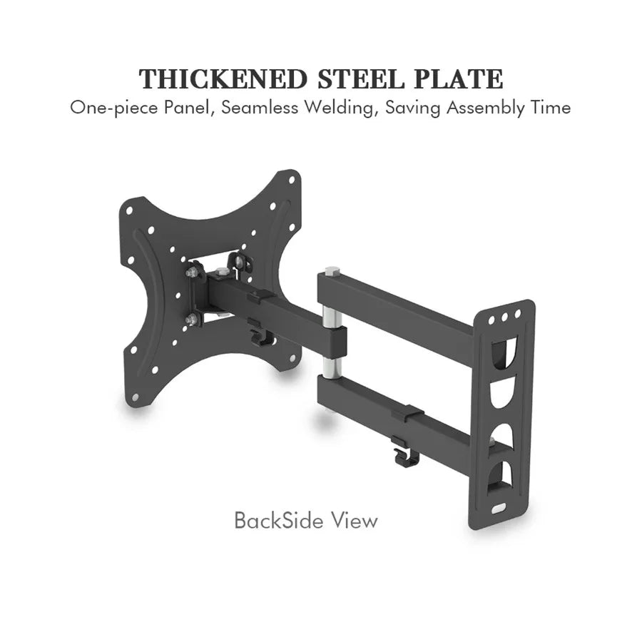 TV Monitor TV Mounts LCD LED Monitor Wall Mount Bracket Adjustable TV Screen Holder TV Frame Support For 17-42 Inches TV