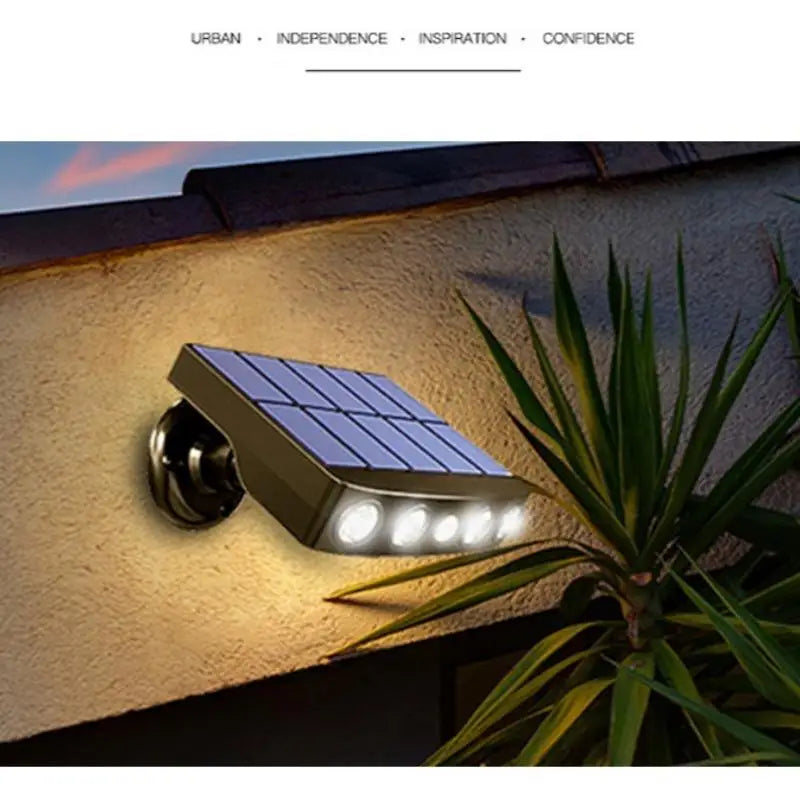 Outdoor Home Courtyard Outdoor Waterproof Lighting Solar Induction Street Lamp Simulation Monitoring Intelligent Light Control