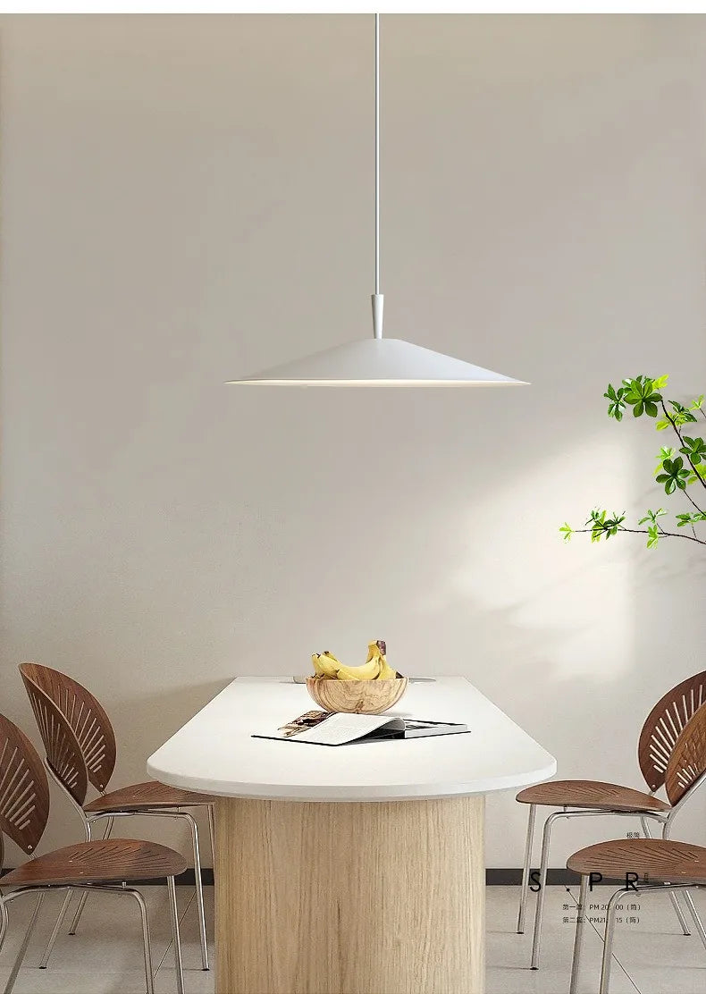 Modern Minimalist Black/White Designer Ceiling Chandelier Lights Modern LED Indoor Lighting Living/Dining Room Kitchen Island