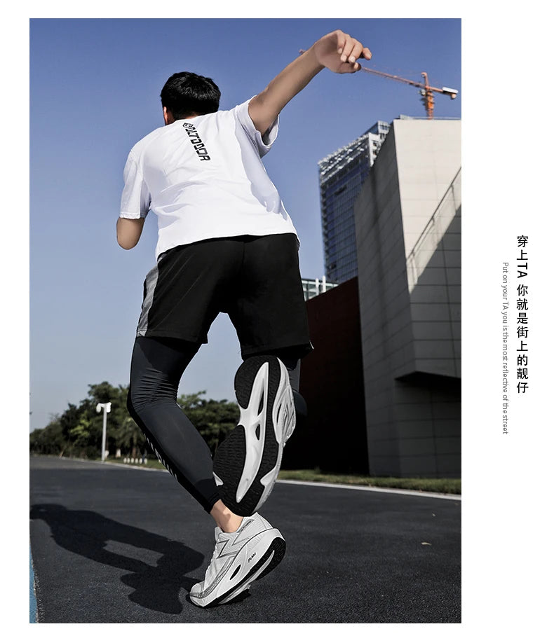 Running Shoes Carbon Board Speciality Marathon Men Sports Breathable Lightweight Women's Comfortable Athletic Nonskid Sneakers