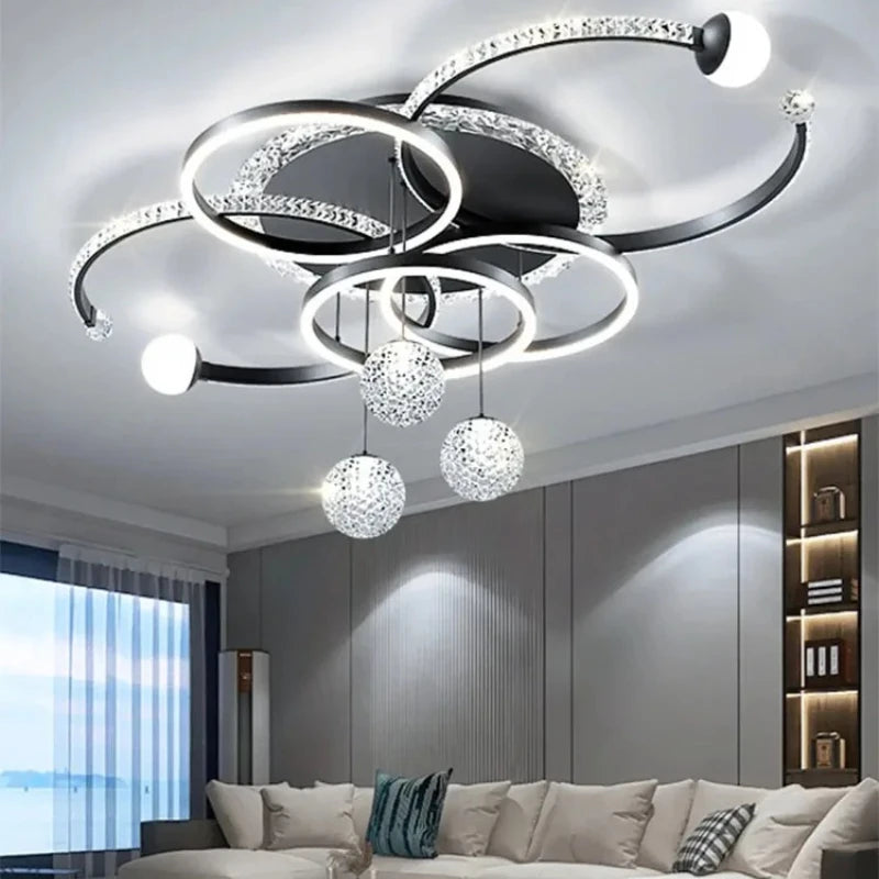 Modern Light Luxury Master Bedroom Pendant Lamp LED Creative Restaurant Lamp Villa Bedroom Interior Decoration Lighting Fixtures