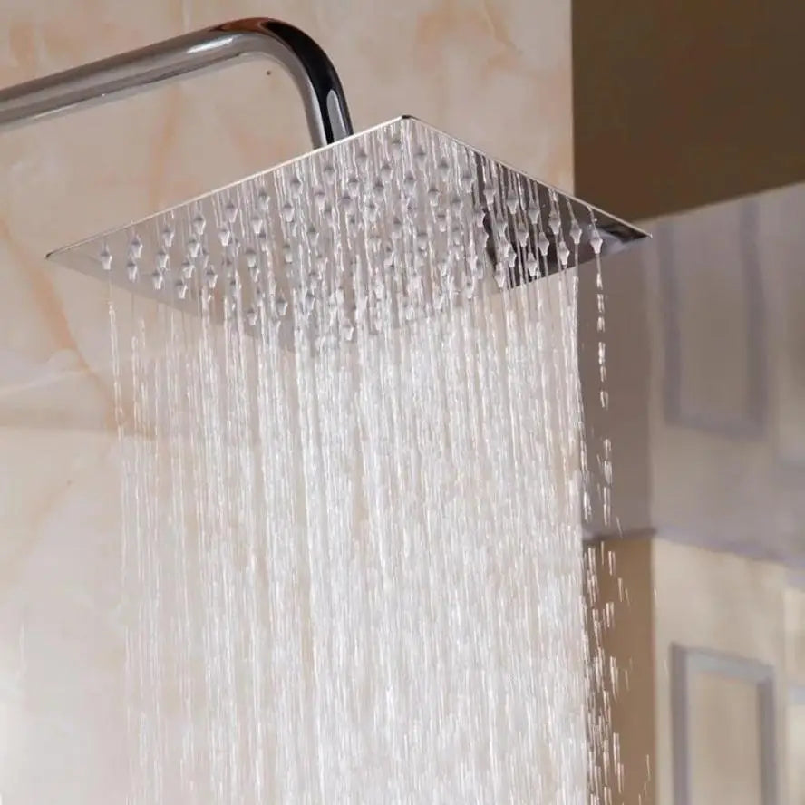 1 Pcs 8-inch 304 Stainless Steel Showerhead Top Showerhead Pressurized Shower Head Bathroom Showerhead Shower Head Single Head