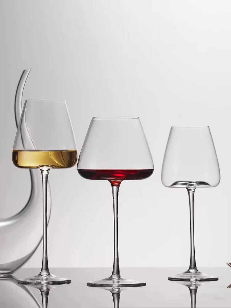 720ml Large European Wine Glasses Burgundy Clear Red Wine Glasses High Value Crystal Glass Grape Champagne Glasses High Capacity