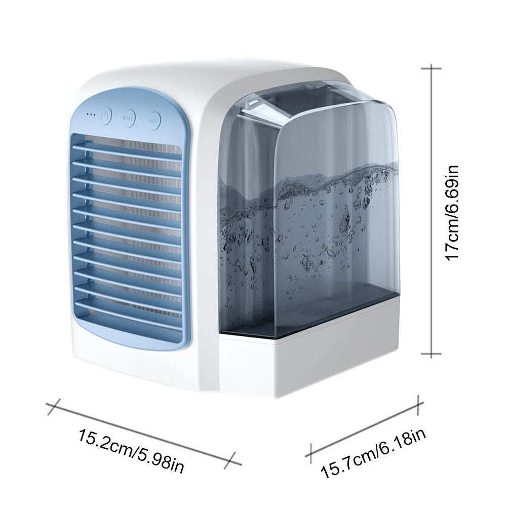 Water-Cooled Air Conditioner  Cooling Machine Humidifier Mini  Conditioner Tank Portable  Chiller for Home Office