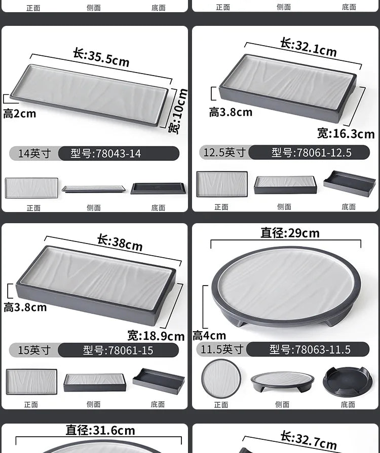1PCS Tableware/high-end Cold Dish Plates/non Fragile Plates/bowls/sushi Plates, Japanese Style,A5 Food Grade Melamine