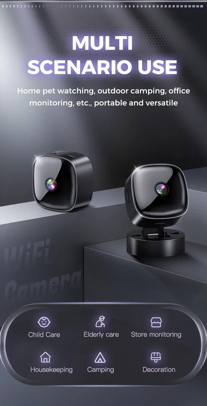 HD 4K Mini Camera Wifi Camera Wireless Security Protection Remote Monitor Camcorders Video Surveillance Home Smart Camera 2026