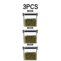 Kitchen Food Storage Containers Organizers for Pantry Fridge Organizer Jars With Lid Plastic Storage Container Spices Boxes