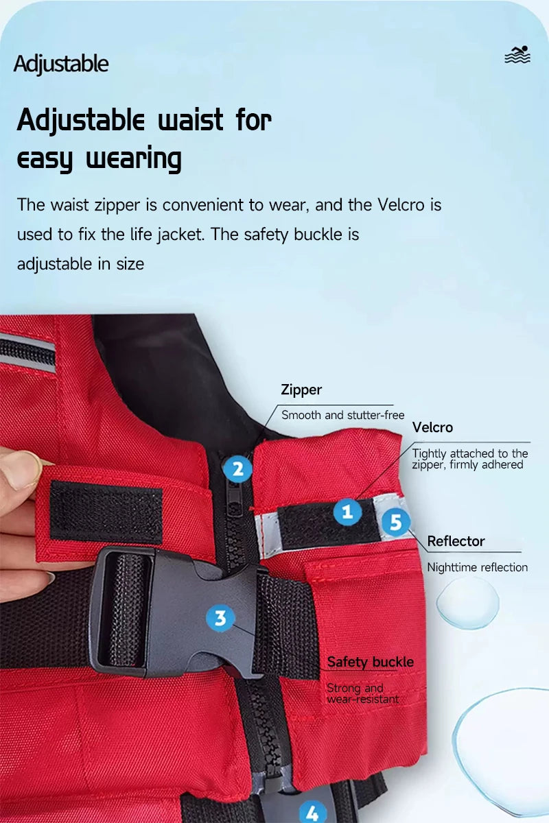 Life Vest for Adult Little Kids Girl Boy Life Jackets with Legs Strap Buoyancy Aid for SUP Kayak Fishing Swim Beach Watersports