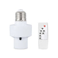 E27 Smart Lamp Holder Infrared Wireless Remote Control Timer Switch AC85-265V 220V 110V House Switch Baby Room Bedroom Switch