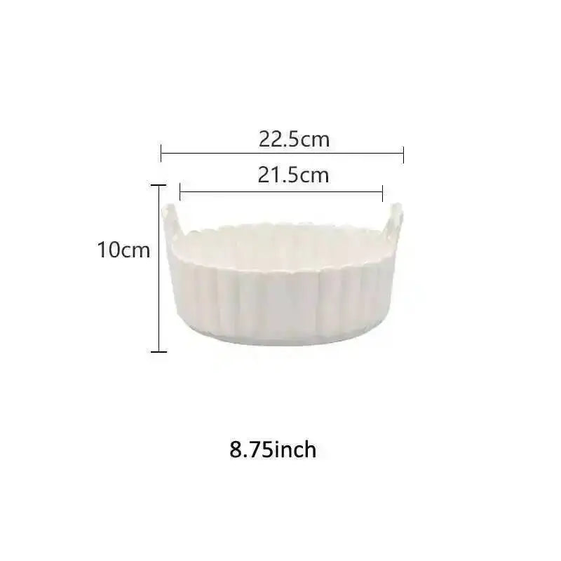 Kiln Changing Japanese Dinner Plates Ceramic White Glaze Tableware Set Western Steak Dish Salad Bowl Spoon Home Hotel Dinnerware