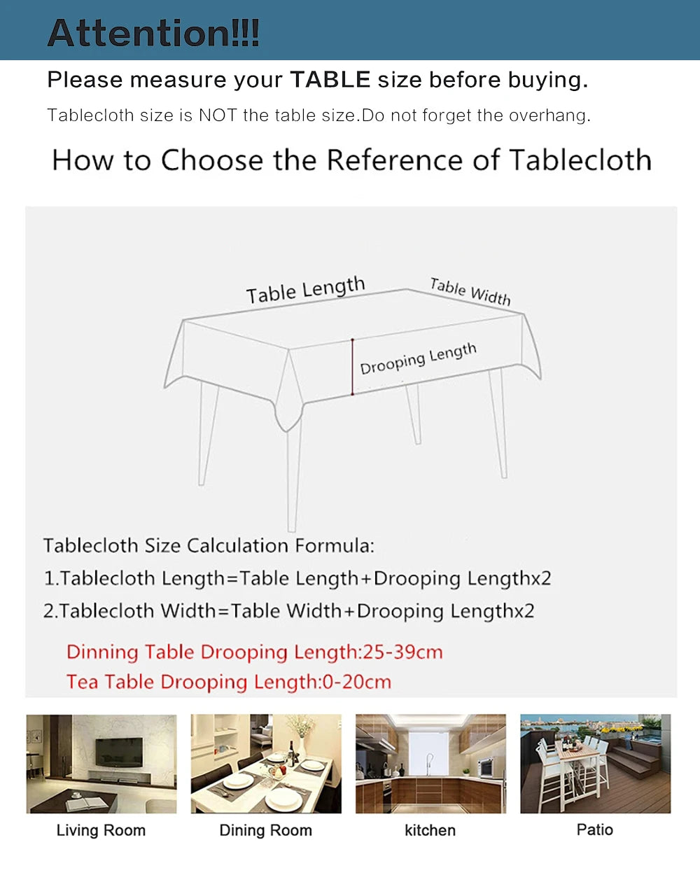 Tablecloth Modern Light Luxury Style Waterproof Dining Table Cloth Rectangular Tea Table Cover Picnic Mat Home Decor