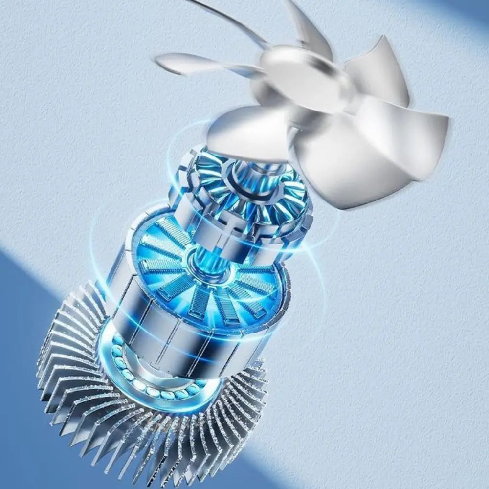 Air Cooler High-speed Handheld Fan Waterproof Quiet Operation USB Rechargeable Fan Long-lasting Strong Wind Fan Outdoor