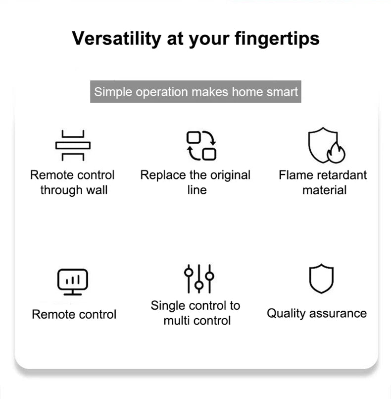 ZigBee Tuya Smart Wireless Button Switch 1/2/3/4 Gang Wiring Free Wireless Scene Switch Battery Powered Can Through Wall Control