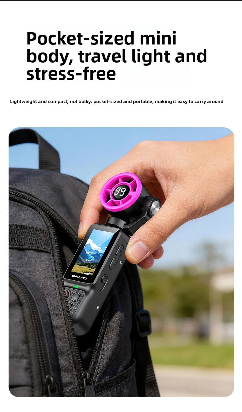 HD Handheld Sports Camera Mini Portable Video Recorder Anti Shake Action Camera for Vlog Audio Recording Students