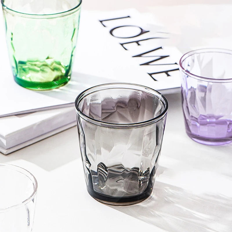 Acrylic Drinking Glasses Shatterproof Water Tumblers Unbreakable Reusable Beer Champagne Cup Dishwasher Safe For Party