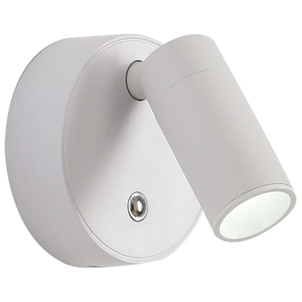 Adjustable Wall Light with Remote Control USB Rechargeable Bedside Reading Wall Lamp COB Touch Control Warm Light for Bedroom