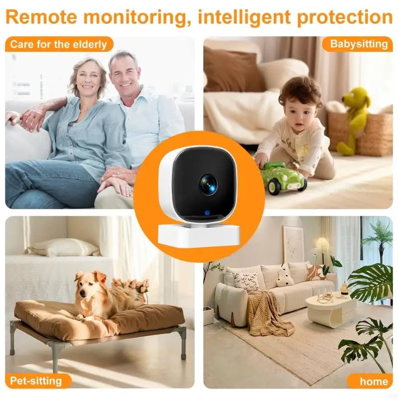 Indoor Security WiFi Camera 1080P CCTV Camera for Home/Baby/Pet Baby Monitor Motion Detection APP Control For Home