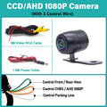 Car Reverse Camera AHD Night Vision Wide Angle Rear View Parking Camera Waterproof CCD LED Universal Backup Monitor Color Image