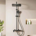 Restroom Piano Keys Shower Set Household Bathroom Multifunctional Hot Cold Water Digital Display Pressurize Shower System Set