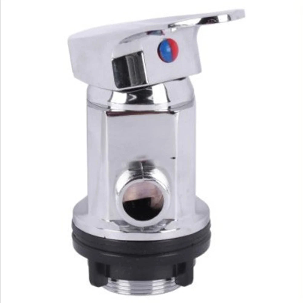 Shower Hose Valve Shower Faucet Zinc Alloy RV Shower Mixing Valve With 80CM Push-In Tailpipe Outlet G1/2 Camper Accessories