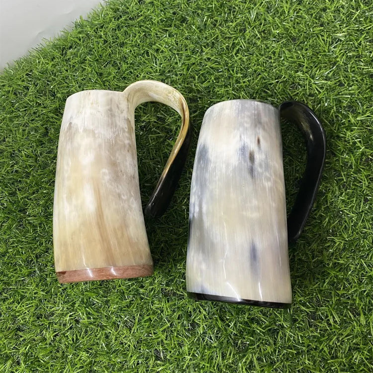 Whiskey Shot Glasses Real Horn Mugs Wine Goblet Drinking Viking Cups-Food Safety and One Year Warranty