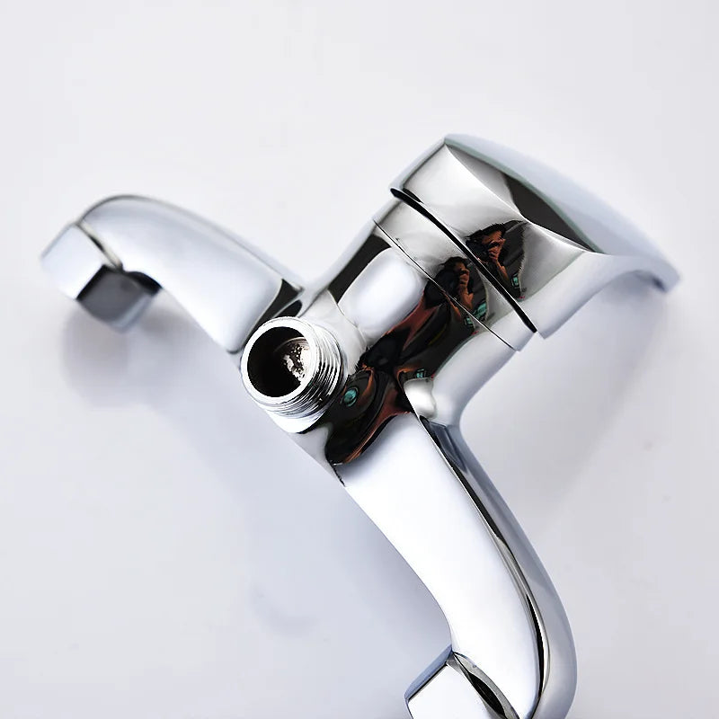 Brass Shower Faucet Mixer Valve Set with Shower Head and Hidden Switch for Bathroom Hot and Cold Water Tap  Bath