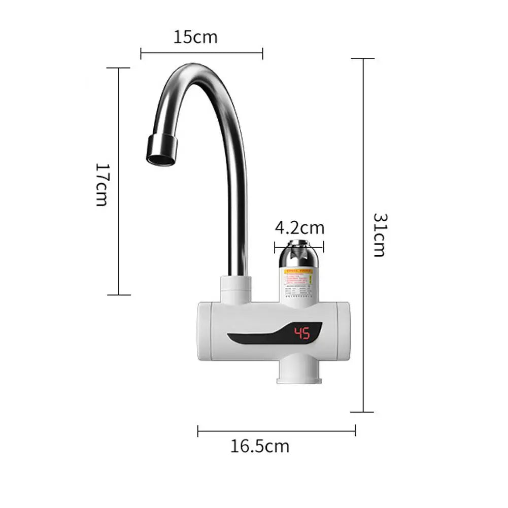 Quick Heating Tap Water Heater Instant Heating Water Heater Kitchen Hot Water Faucet Heater 220V Heating Faucet