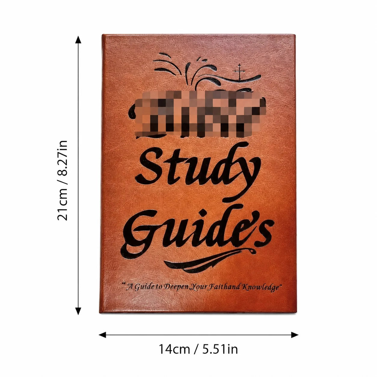 Christian Bible Study Journal Leather Prayer Notebook Thin Devotional Book 21x14cm Portable Faith Diary Gift