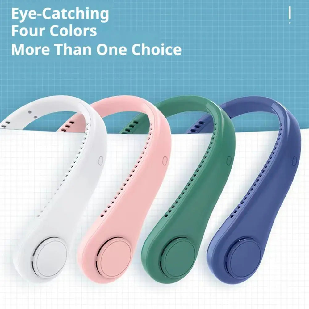 Hanging Neck Fan For Outdoor Portable Cooling Lazy Person Mini Hanging Neck Small Fan Bladeless Small Fan