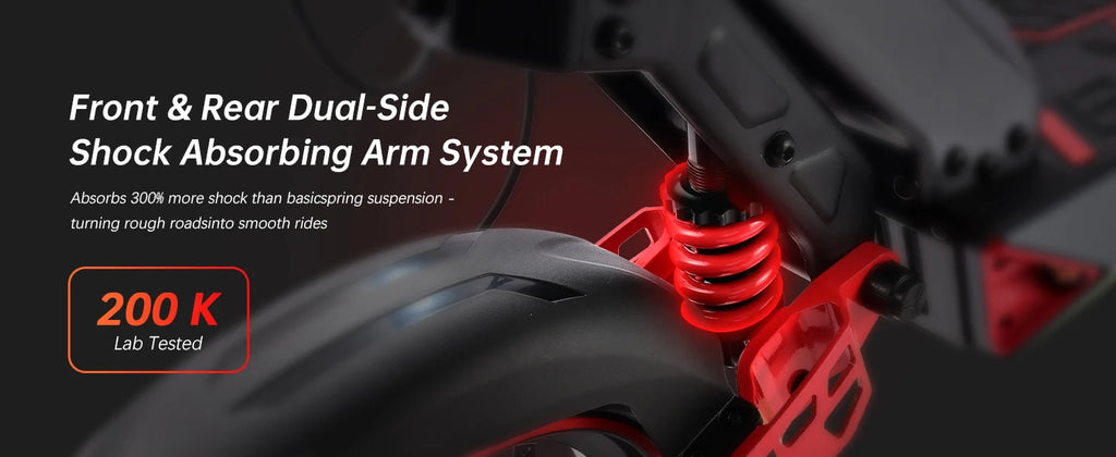 D3 Single Motor Electric Scooter 1200W Peak 32MPH Max Speed 720Wh Premium Lithium Battery 34 Miles Max Range Smart APP Unlocking Disc Brake System Front&Rear Dual Shock Absorbing Arm 10inch Tubeless Tires 4 Riding Modes Folda