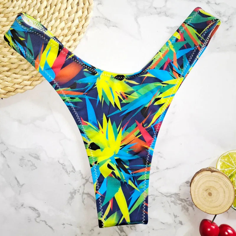Bikini Brazilian  Beachwear Bikini Bottom Swimwear Bottom Thong Sexy Mini String Swimwear Bikini Swimsuit for Women Biquini