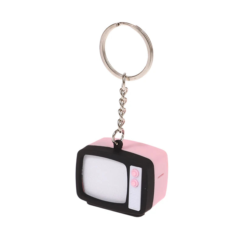 Creative Mini Retro Television Keychain Miniature Television Tv Model Toy Creative Children Toy Keychain Pendant