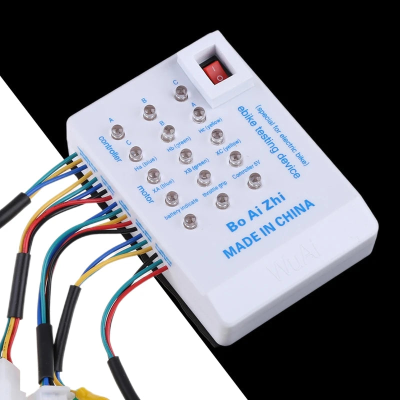 E-Bike Tester E-bike Scooter Brushless Car Motor Controller Tester Quick Battery Powered Spared Device Controller Tester