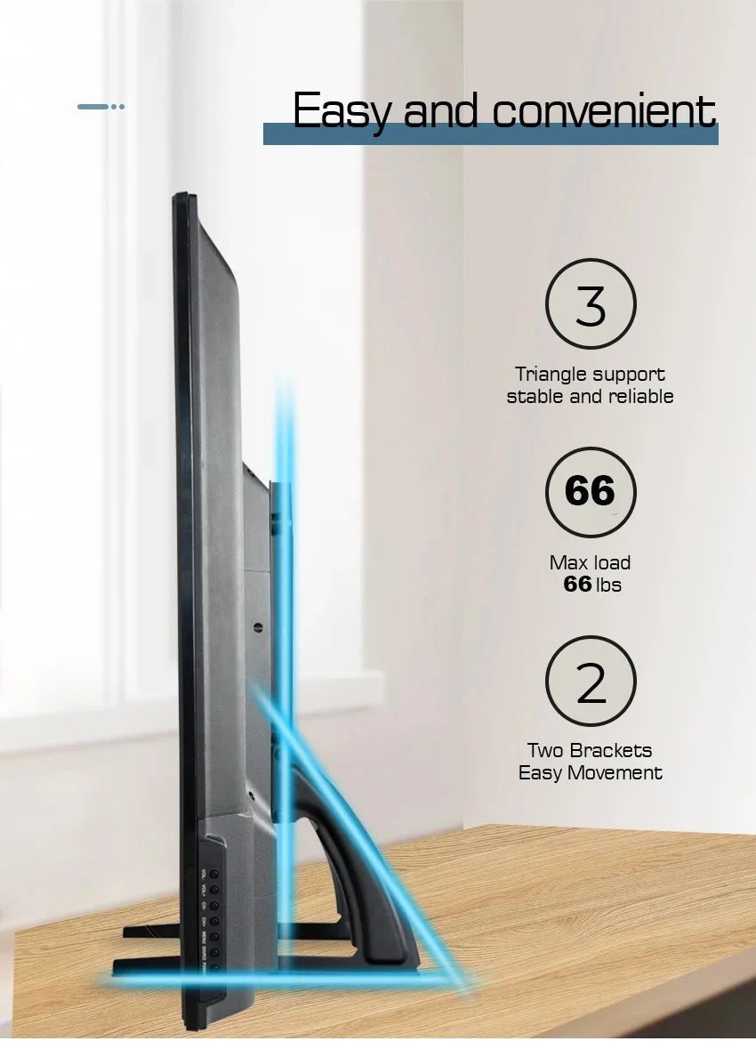 Universal TV Stand,Metal TV Legs for 14-42 inch TV Height Adjustment TV Base with VESA 200x200mm,TV Stand Tabletop Strong TV Leg
