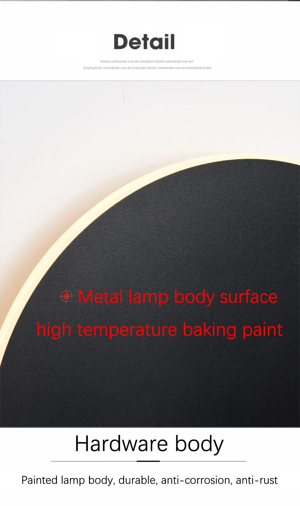 Round wall lamp/modern minimalist style bedroom bedside table staircase porch LED light source human body touch sensor