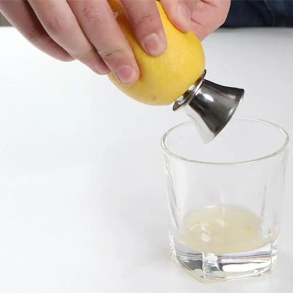 Portable Stainless Steel Manual Household Juice Squeezer Mini Convenient Lemon Juicer Kitchen Gadgets Creative Fruit Tools