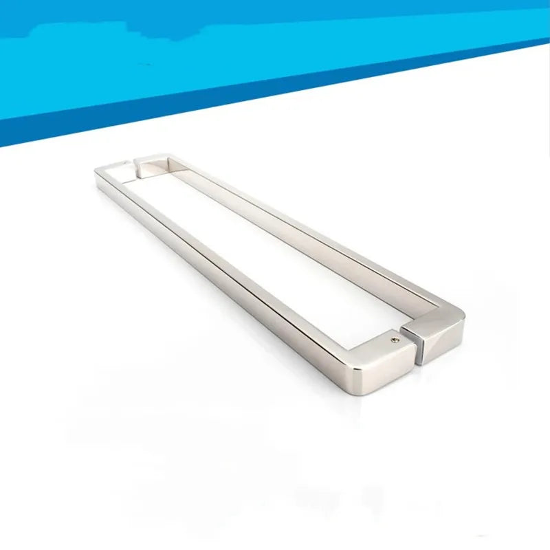 Shower Room Accessories, Bathroom Glass Door, Stainless Steel 440mm Matte Black, Double Sided Pull Handle (LQD105)