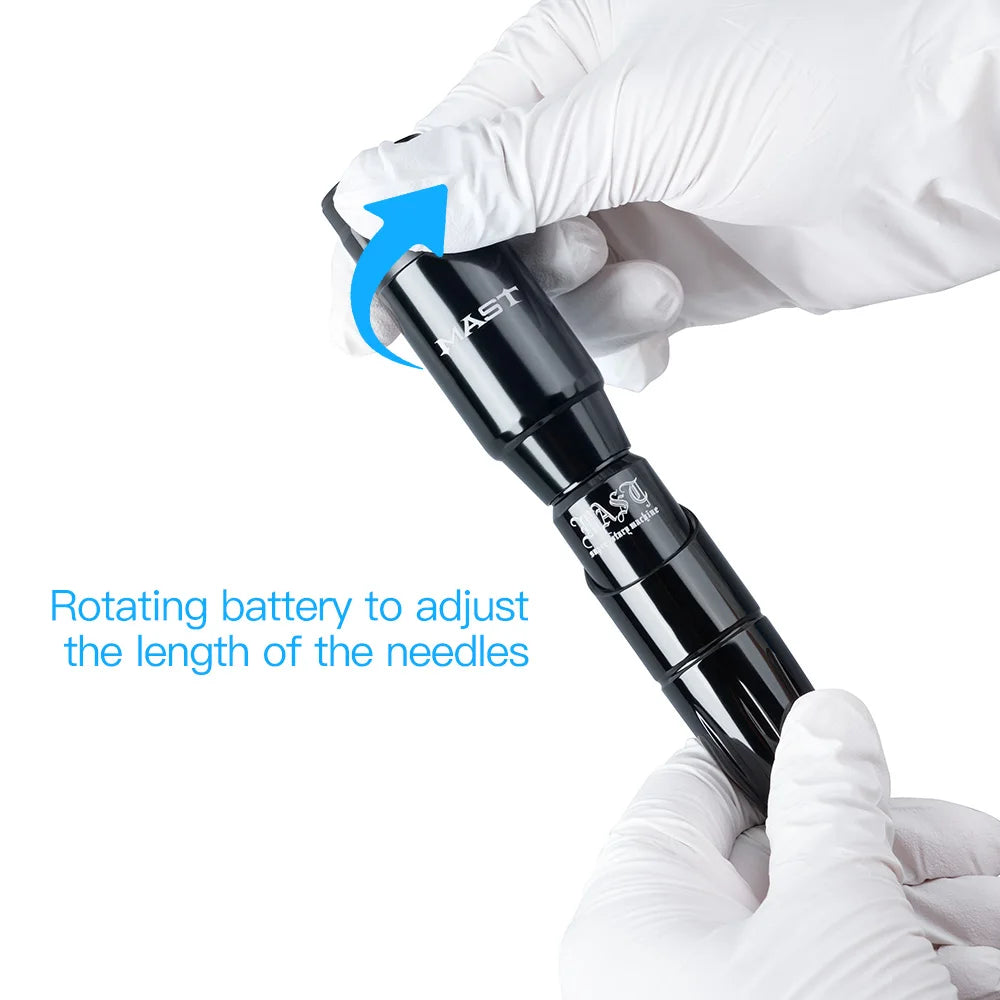 Mast Tour Tattoo Machine Permanent Makeup Pen Wireless Battery Coreless Motor Professional Rotary Cartridges Gun for PMU Artist
