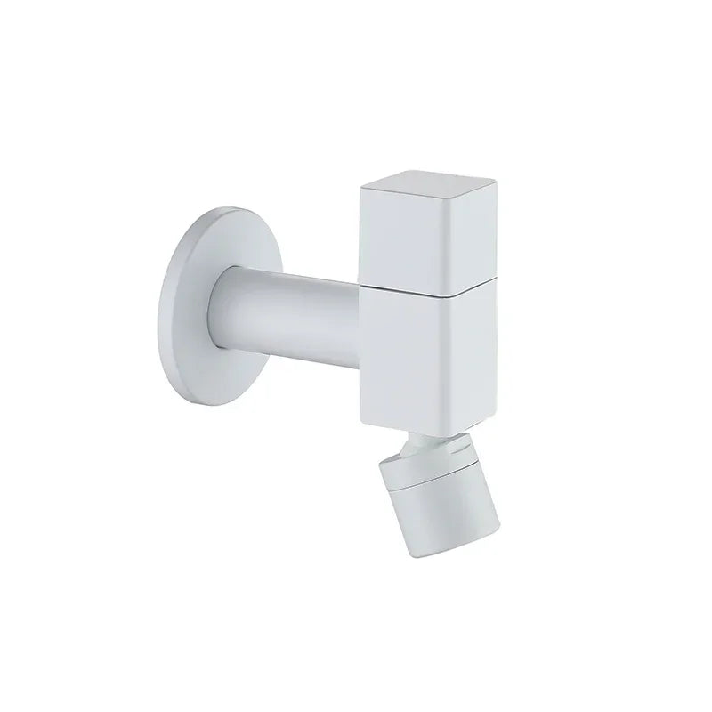 Free Swing Single Cold Faucet Wall Mounted Bathroom Hardware Mop Pool Water Tap with 1/2" Male Connection