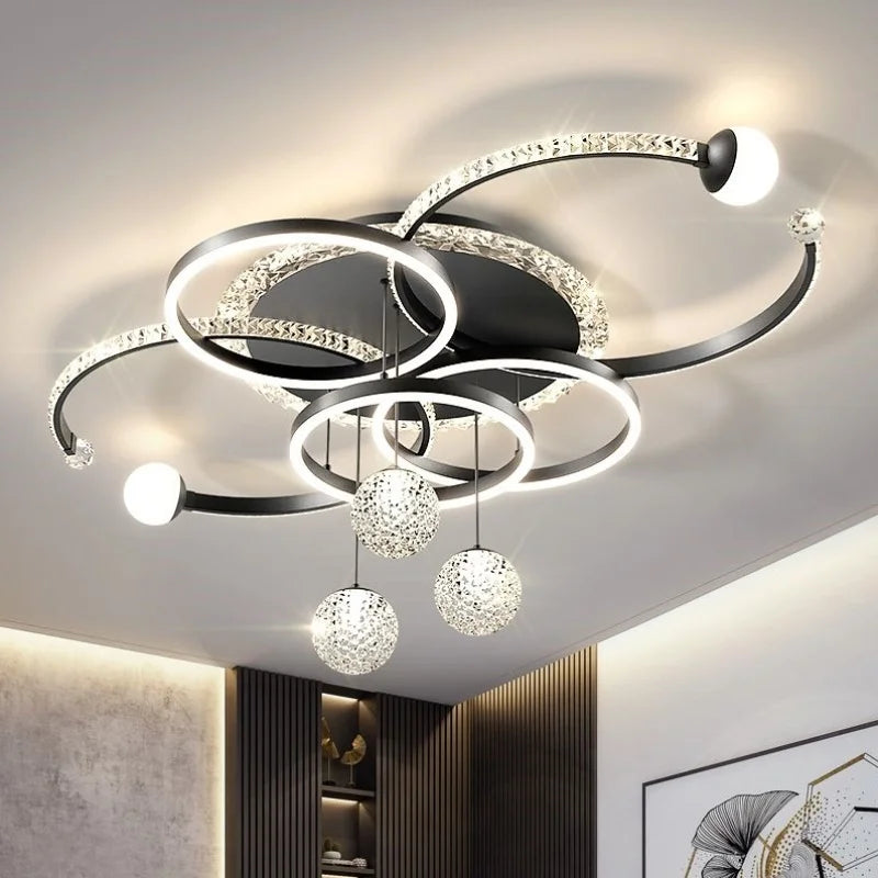 Modern Light Luxury Master Bedroom Pendant Lamp LED Creative Restaurant Lamp Villa Bedroom Interior Decoration Lighting Fixtures