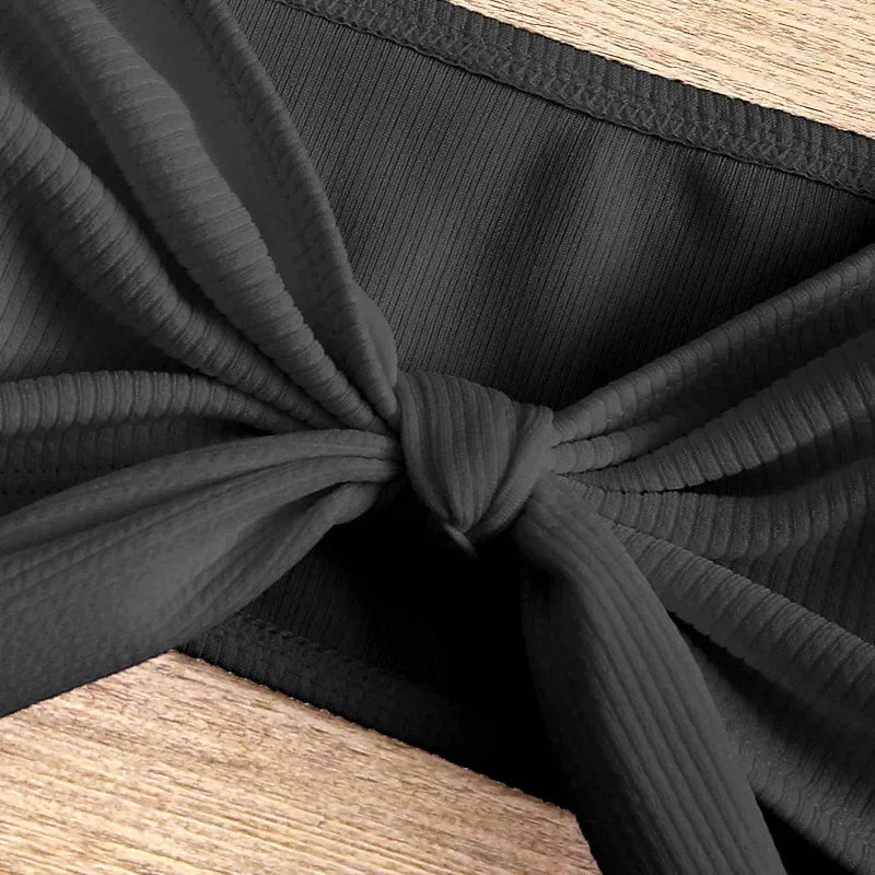 Sexy Bikini Bottoms Women's 2025 Swimsuit Low Waisted Bottom Solid Color Swimwear Thong Beachwear Brazilian Bathing Suit Summer