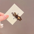 Cute Cartoon Bear and Rabbit Hair Clips for Girls, Adorable Animal-Shaped Side Duckbill Clips, Sweet Children's Hair Accessories