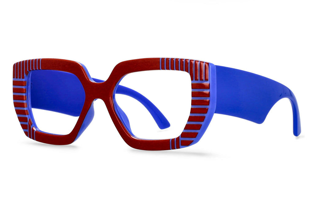 R57095 Women Fashion Colorful Stripe Reading Glasses Dioptric +0.50~+3.50 Lady Trend Square Large Frames Presbyopic Eyeglass