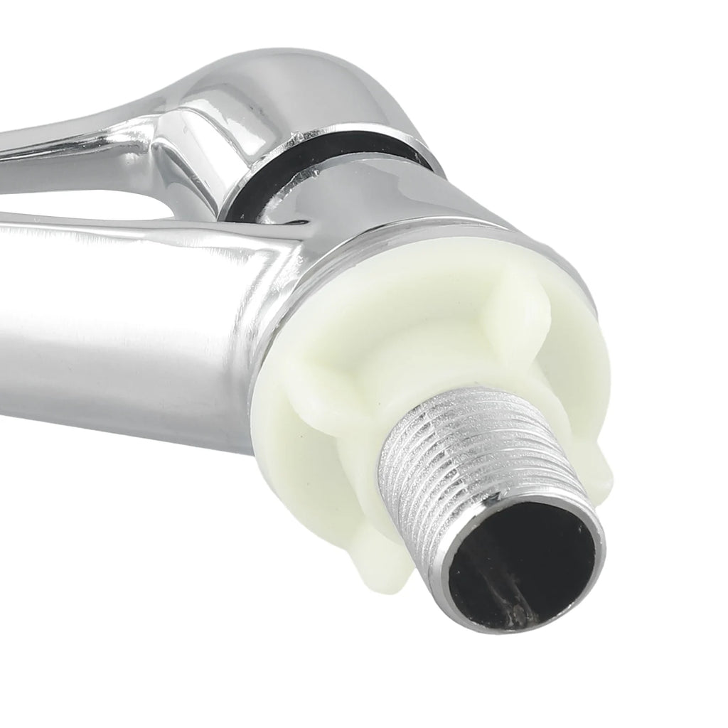 Bathroom Single Cold Water Tap Basin Sink Faucet Mixer Home Kitchen Stainless Steel Basin Sink Faucet Tap Accessories