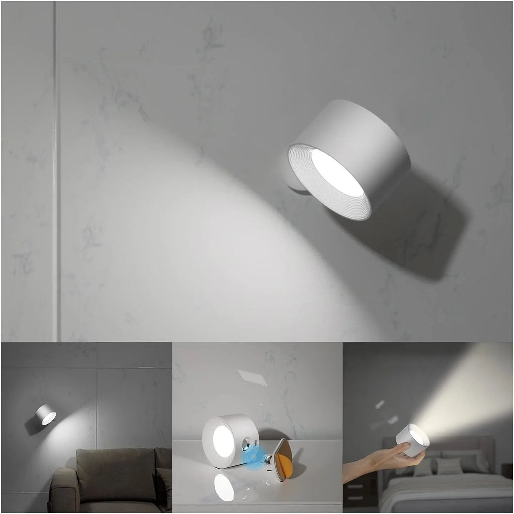 LED Wall Sconces light 3 Brightness Levels 3 Color Modes Wall Lights 2000mAh Battery Remote Control Home Lights Home Decor Items