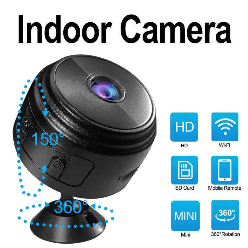 Mini WiFi 1080P Security Camera Wireless Monitoring Security Protection Remote Monitor Surveillance Camcorders For Infants Pets