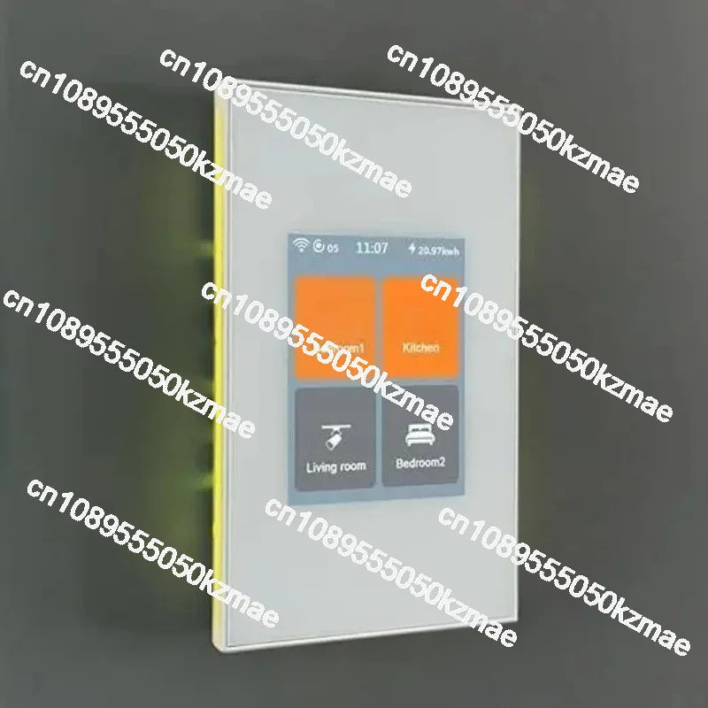 Suitable for supporting voice control LCD touch screen panel intelligent switch 4 Gang Light Lanbon WiFi Mesh Zigbee
