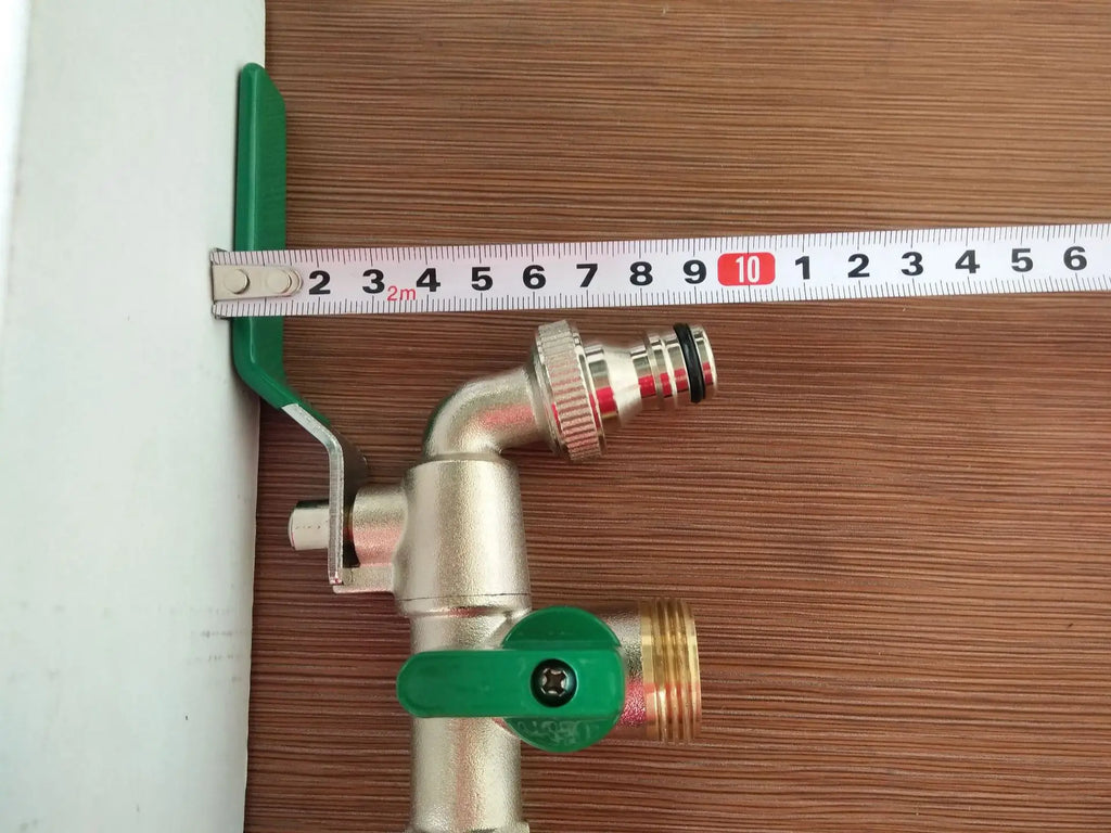 Garden Outdoor Bibcock Faucet DN15 DN20, Anti-freeze, Dual Control Copper for Washing Machine and Kitchen Garden Sink    1/2