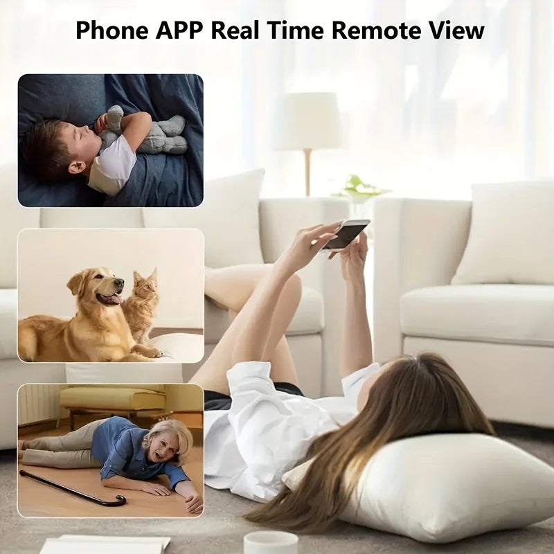 HD Mini Camera WiFi 1080P Remote Wireless Video Recorder Home House Pet Dog Kids Safety Monitoring Security For Iphone Battery