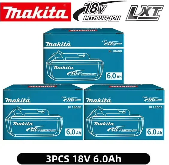 100% Authentic Makita 6.0AH18V Battery, Makita 18V tools battery for Makita 18v BL1860B BL1850B BL1840 BL1830 BL1815